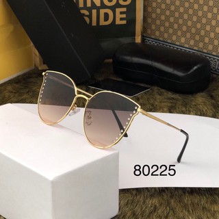 HOT! Kính Mát Thời Trang Nữ Tròng Giọt Nước + Hộp Đựng Kính KM80225