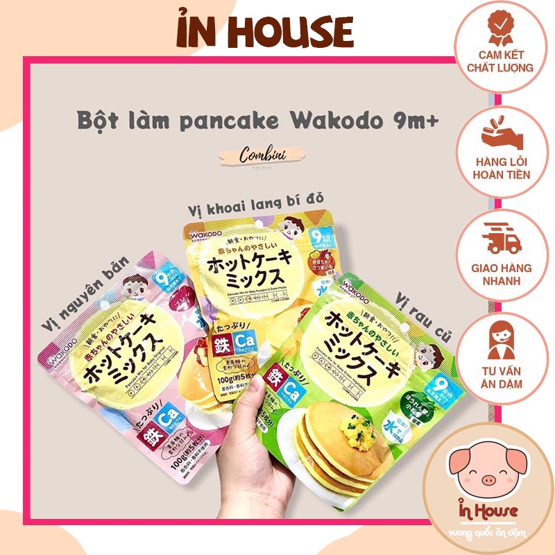 BỘT LÀM BÁNH PANCAKE WAKODO 100g HSD: 10/2024