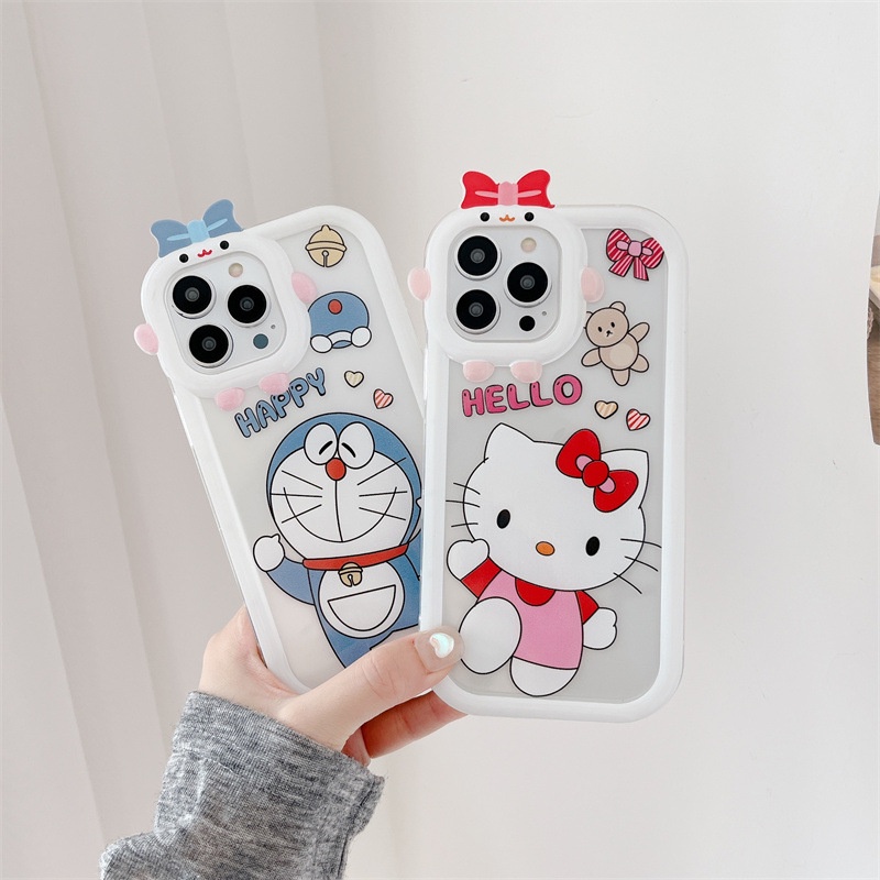 Ốp lưng iphone nơ camera hình vuông mèo happy 6/6splus/7/7plus/8/8plus/x/xs/11/12/13/pro/max/plus/promax-SALE HOT B5-19