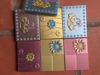 Bộ gương mini kèm lược (ảnh thật)