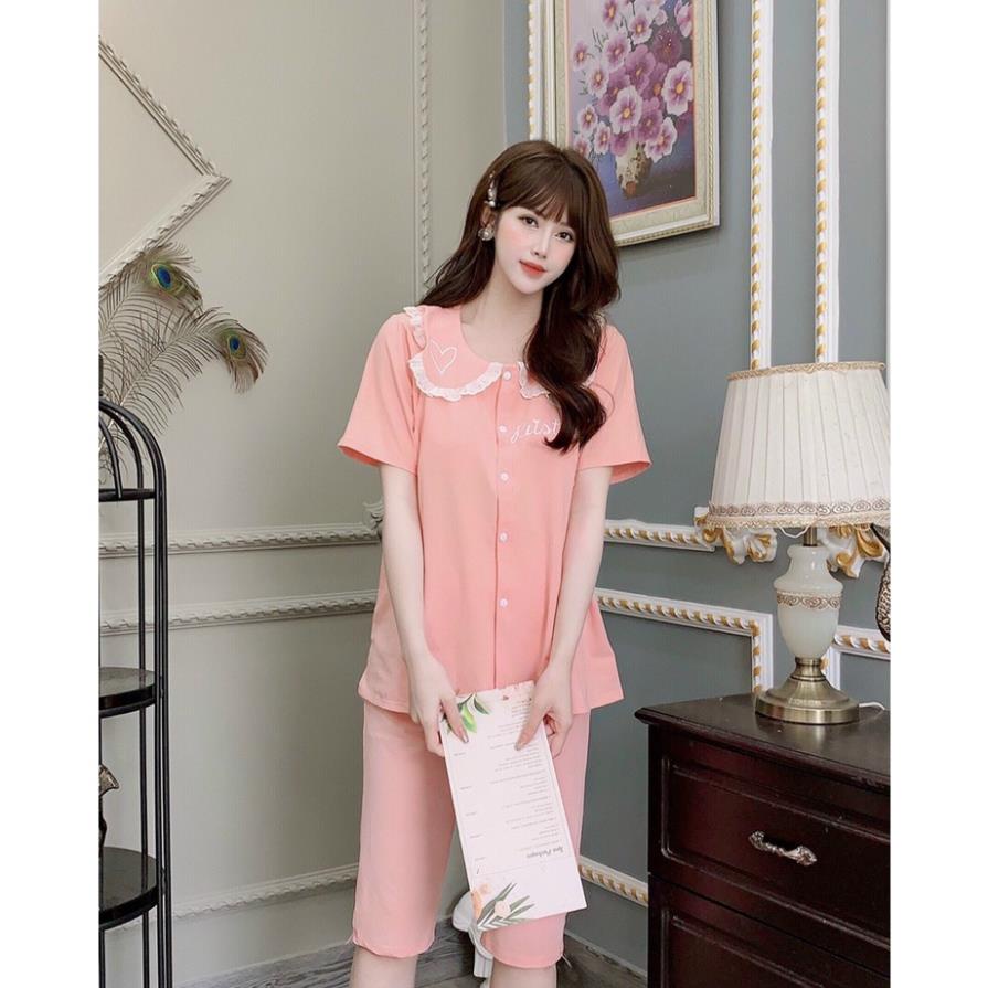 Bộ Bầu Mặc nhà và Sau Sinh có Khoá Cho Con Bú và Quần Chun Chỉnh Bụng