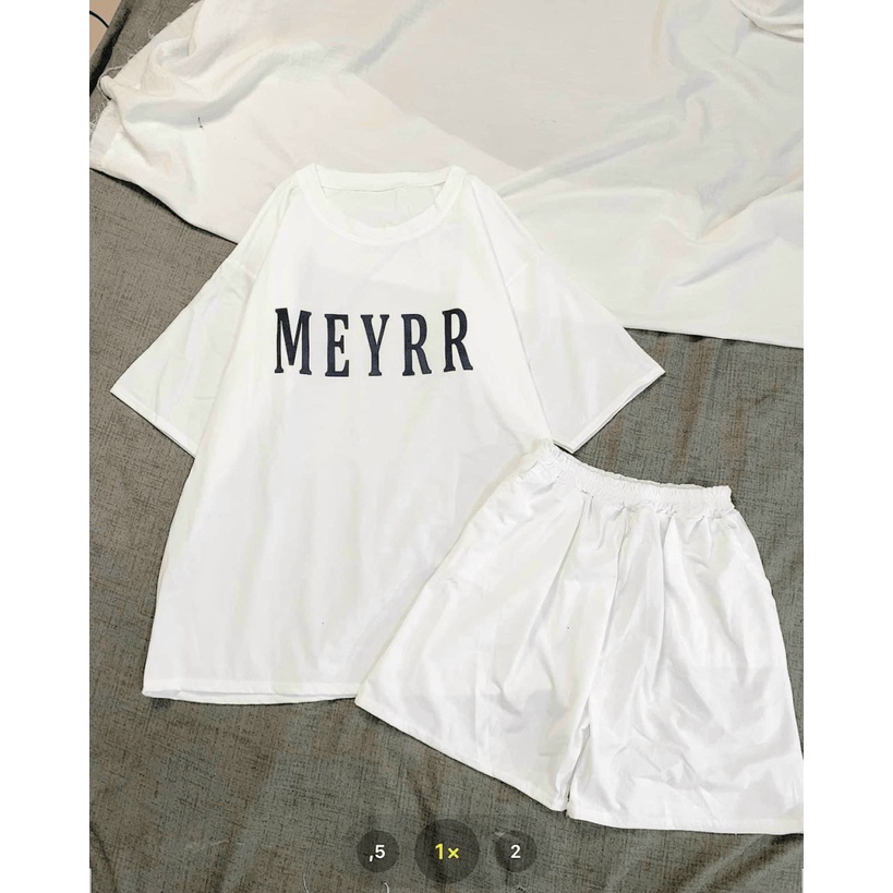 Set Bộ Nữ Mặc Nhà, Đi Chơi In Meyrr Chất Cotton Mềm Co Giãn Tốt Thấm Mồ Hôi Tốt Mặc Thoát Khí [NEW UNISEX]