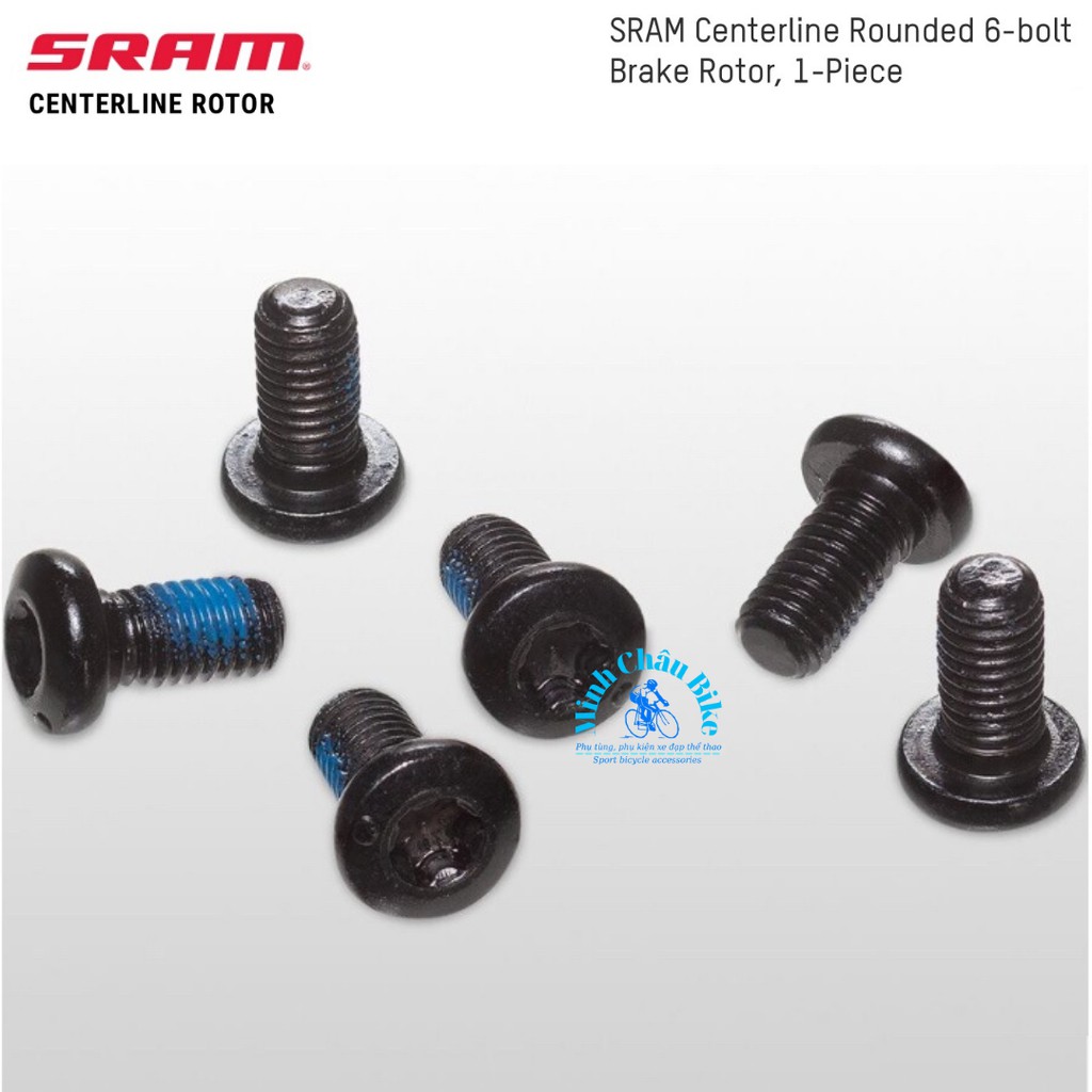 Đĩa phanh xe đạp SRAM Centerline 160mm - 6 Bulong