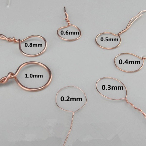 Dây đồng màu làm handmade đủ size 0.2-1mm