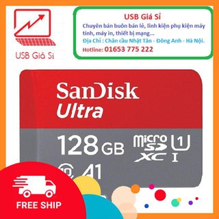 Thẻ nhớ 128gb sandisk ultra micro sdxc 100mb/s a1