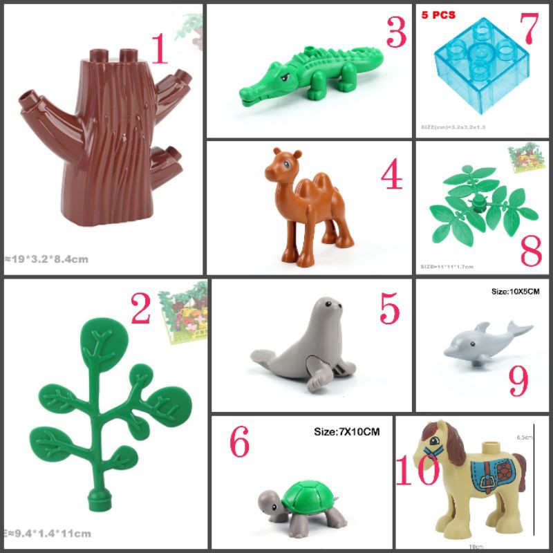 Lắp ráp các con vật dưới nước