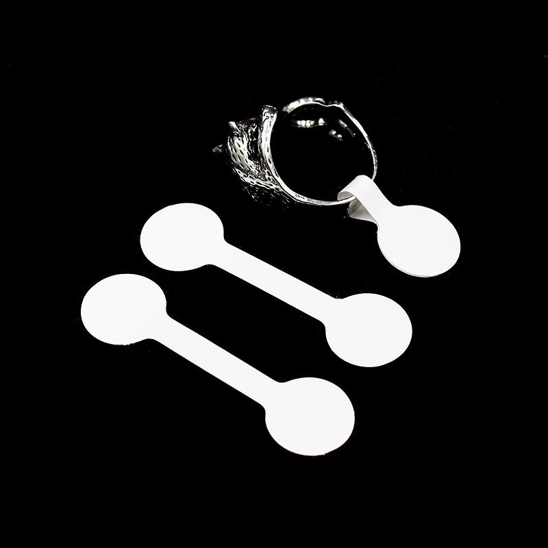 Tem dán vòng,dây chuyền,nhẫn ghi giá và tên sản phẩm khoảng 50 cái