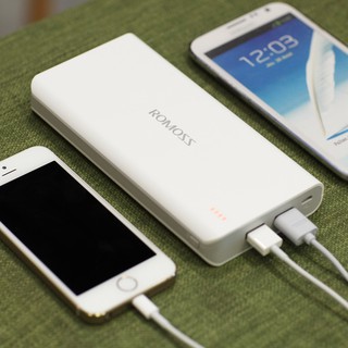 Pin sạc dự phòng 20.000mAh chính hãng Romoss Sense 6 Trắng