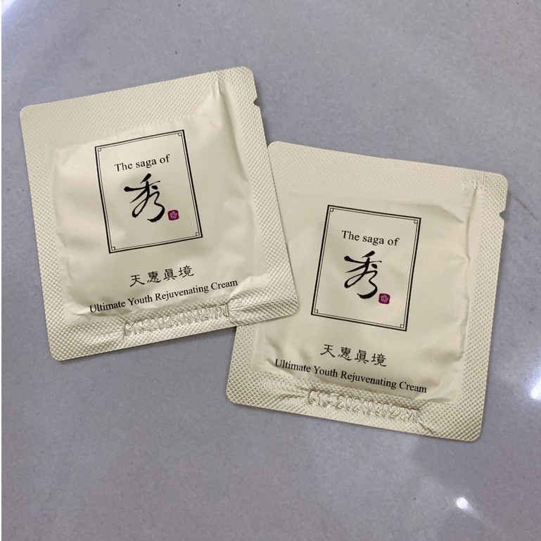 Tinh chất serum dưỡng da mặt toàn diện Saga Ultimate Youth 1ml - chống lão hoá mờ thâm nám, giải quyết mọi vấn đề về da