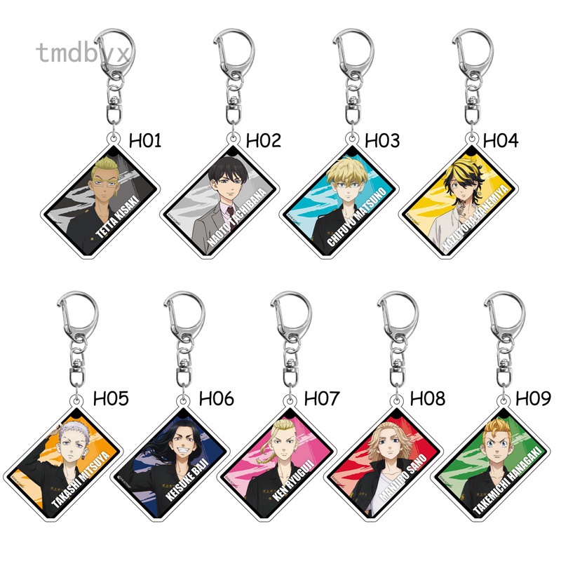 Tmdbyx Móc Khóa Hình Nhân Vật Ken Chifuyu Takashi Kazutora Keisuke Trong Phim Tokyo Ghoul