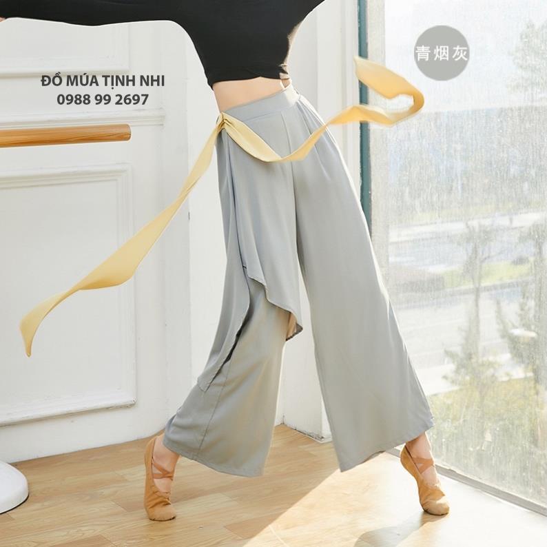 Quần tập múa đương đại, múa cổ trang, yoga ống rộng Q54 - [ Đồ Múa Đương Đại Lotus - ORDER 15 Ngày ]