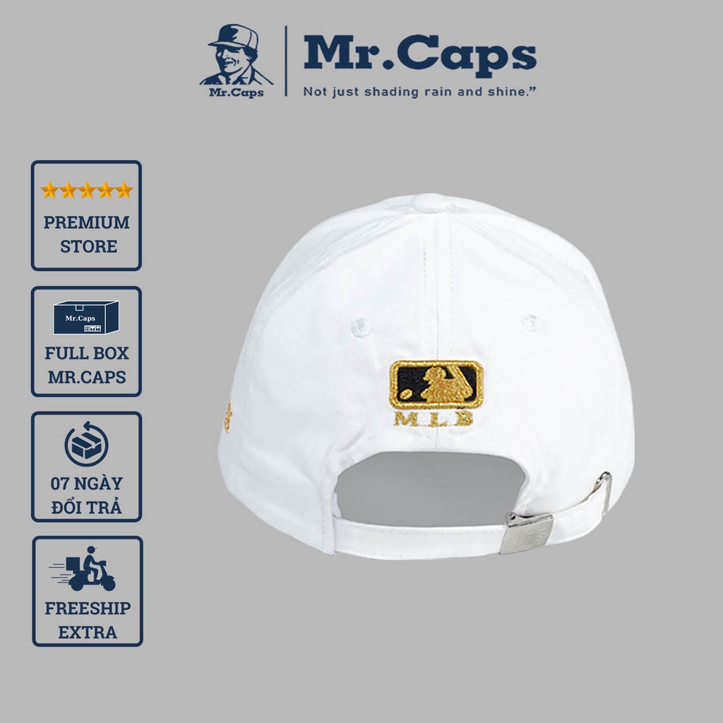 Nón NY lưỡi trai - Nón kết thời trang thể thao unisex logo cạnh cao cấp freesize full hộp dành cho nam nữ của Mrcap NY01