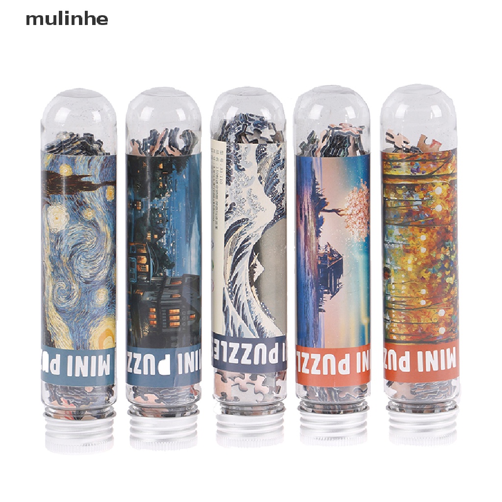 Mulinhe Bộ Đồ Chơi Xếp Hình 150 Mảnh Hình Tranh Sơn Dầu mini Cho Bé