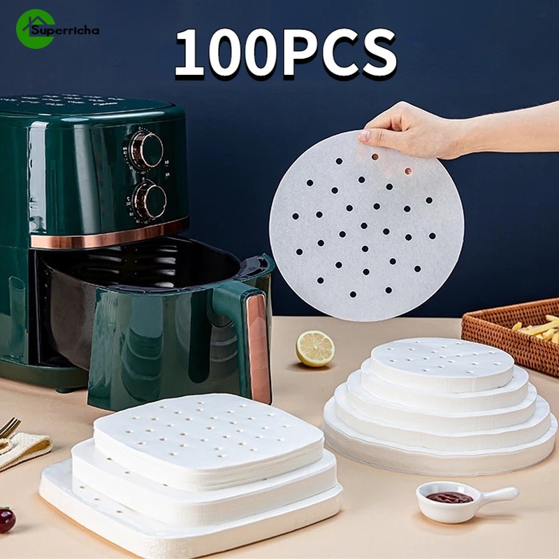 Set 100 Giấy Lót Nướng Bánh Chống Dính Chịu Nhiệt Cao Cấp