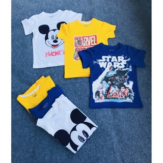 Set 2 áo thun xuất dư size 4-5y
