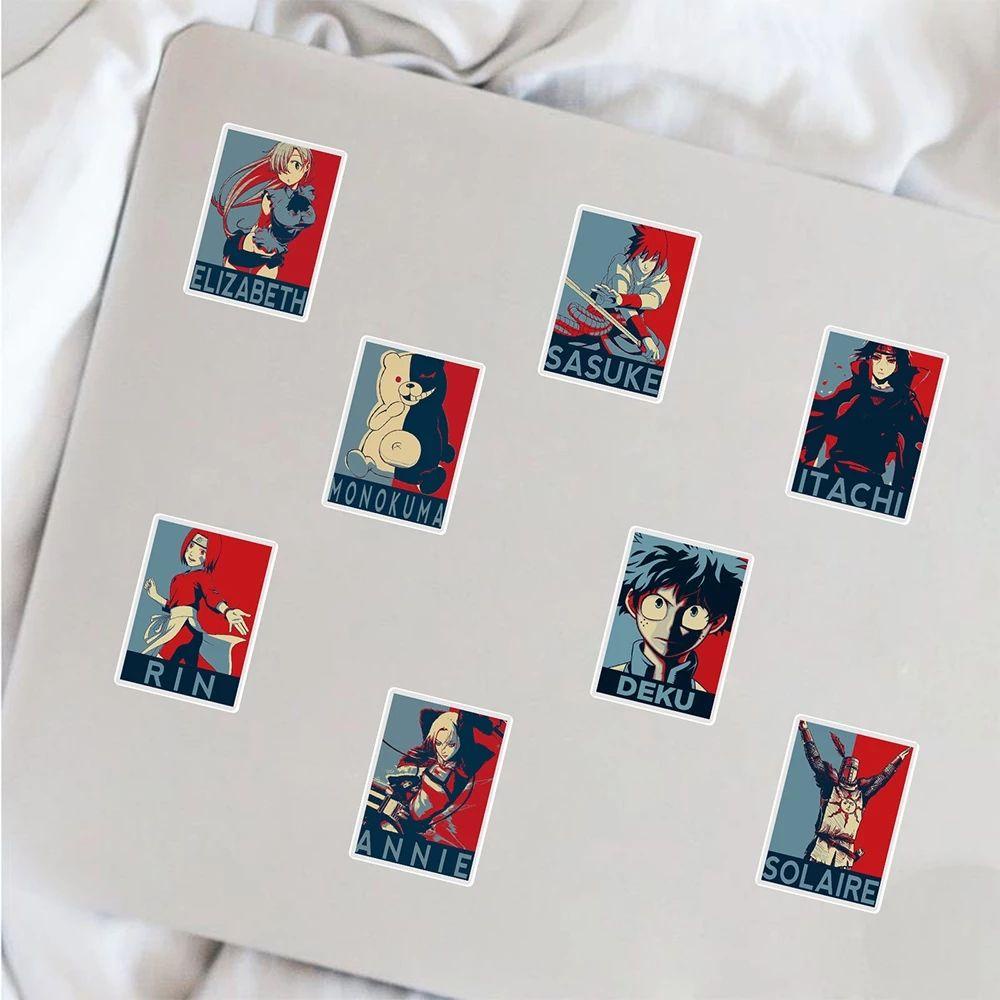 PEWANY Bộ 50 Miếng Dán Hoạt Hình Demon Slayer Trang Trí Ván Trượt / Guitar / Laptop / Xe Hơi DIY