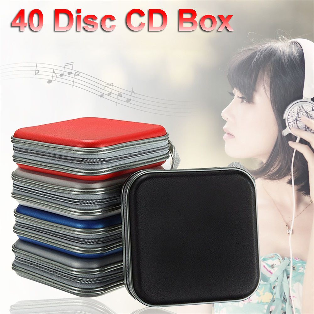 Túi đựng đĩa CD DVD 40 ngăn thiết kế hai mặt nhiều màu sắc tùy chọn tiện lợi