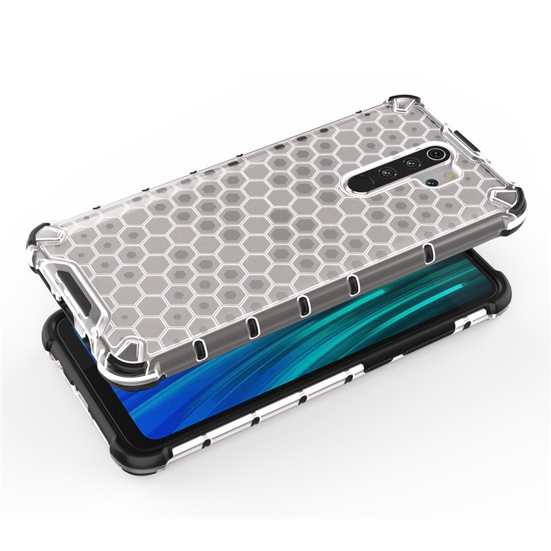 Ốp Lưng Silicone Trong Suốt Kiểu Tổ Ong Cho Xiaomi Redmi A2 A2 + A1 A1 +
