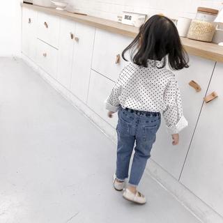 Áo sơmi chấm bi cho bé điệu 👧🏻👧🏻👧🏻