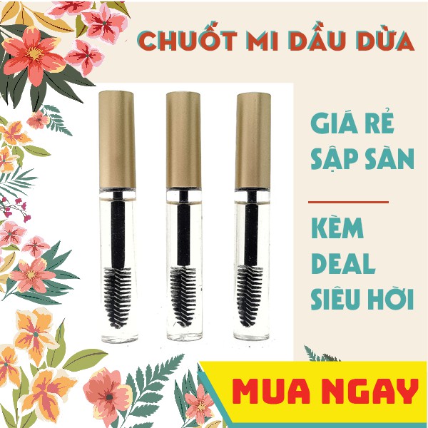 Chuốt mi mascara dầu dừa dưỡng mi (có ưu đãi) dày dài, cong vuốt chính hiệu QUÊ MỘT CỤC