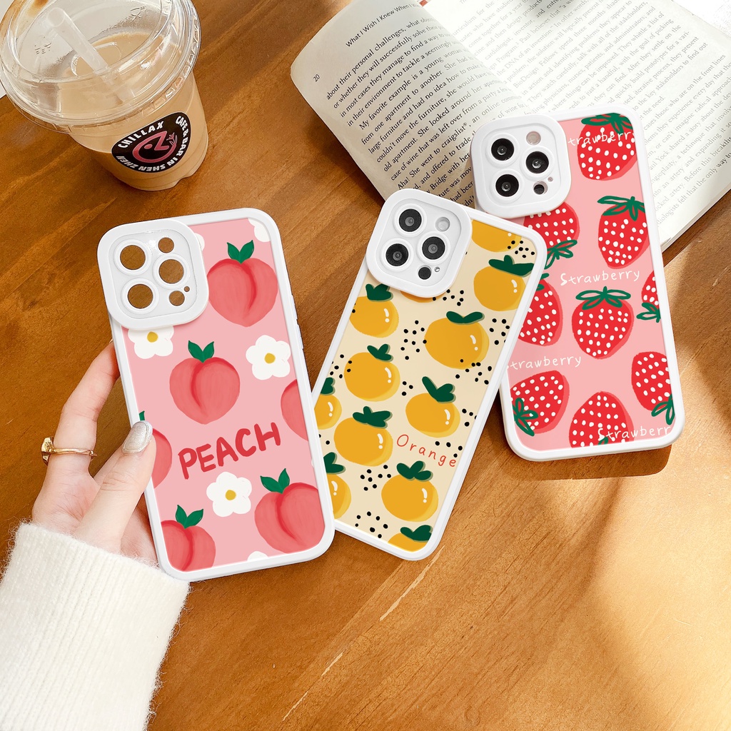 Ốp lưng iphone Hoa Quả bóng cạnh vuông 6/6plus/6s/6splus/7/7plus/8/8plus/x/xs/11/12/13/14/pro/max/promax/plus/shin/case