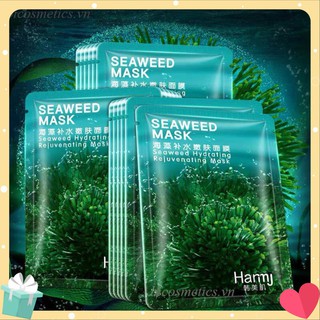 30 Miếng Mặt Nạ Tảo Biển Seaweed Mask Chính Hãng Bisutang💋[Mat Na]