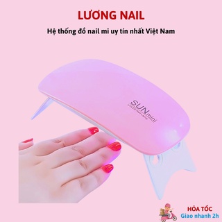 Máy hơ gel Sun MINI máy hơ móng đèn LED 9W