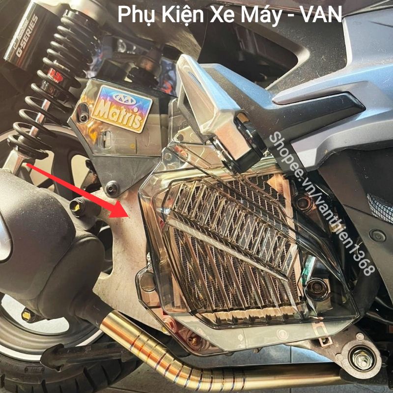 Che Két Nước AB AirBlade VARIO Trông Suốt Màu Khói