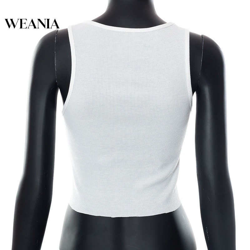 Áo Tank Top Hoạ Tiết In Thiết Kế Đơn Giản Hợp Thời Trang