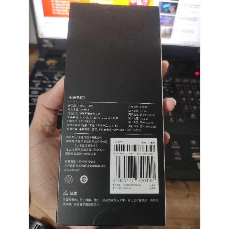 Đồng hồ thông minh Xiaomi Miband 5-band6 quốc tế