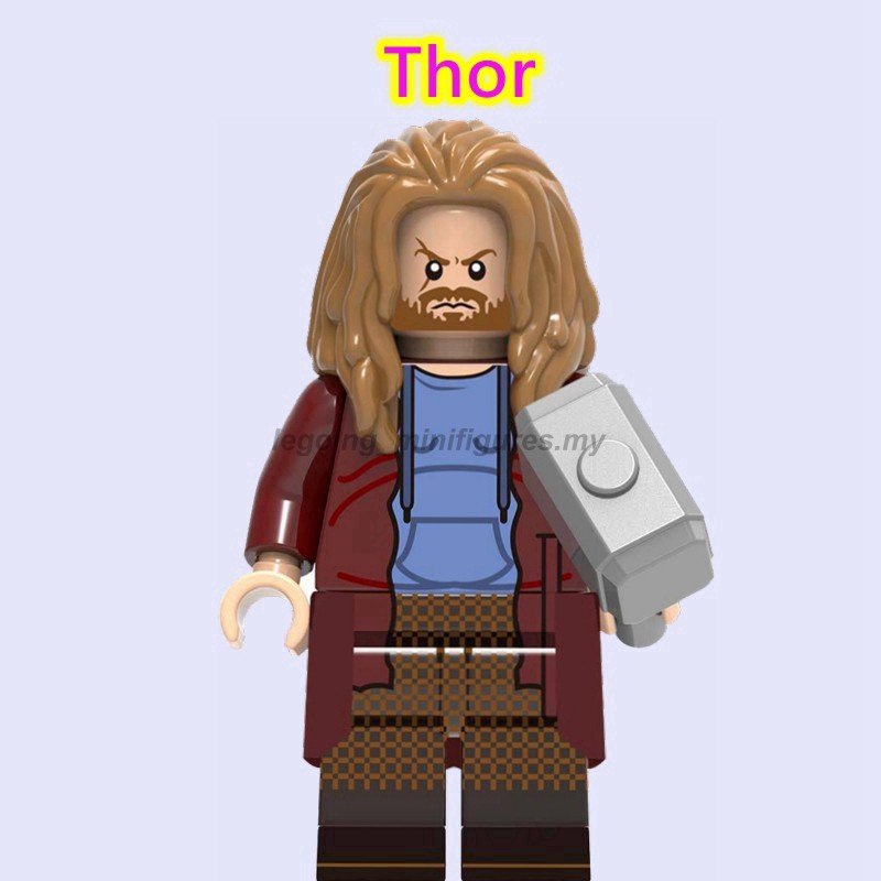 Đồ chơi Lego mini hình Thor bụng bia vui nhộn