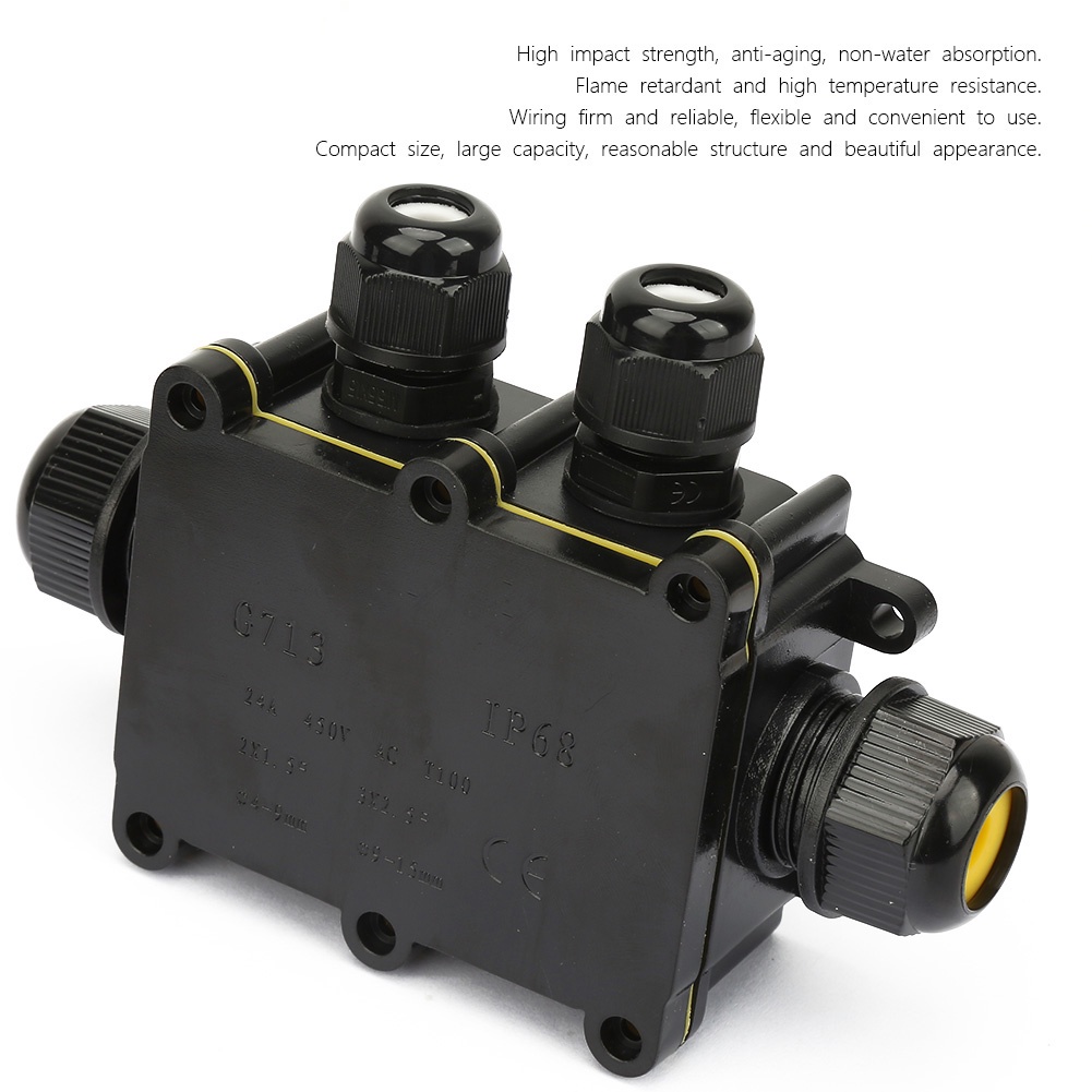 Hộp nối dây điện đa năng chống nước kèm phụ kiện