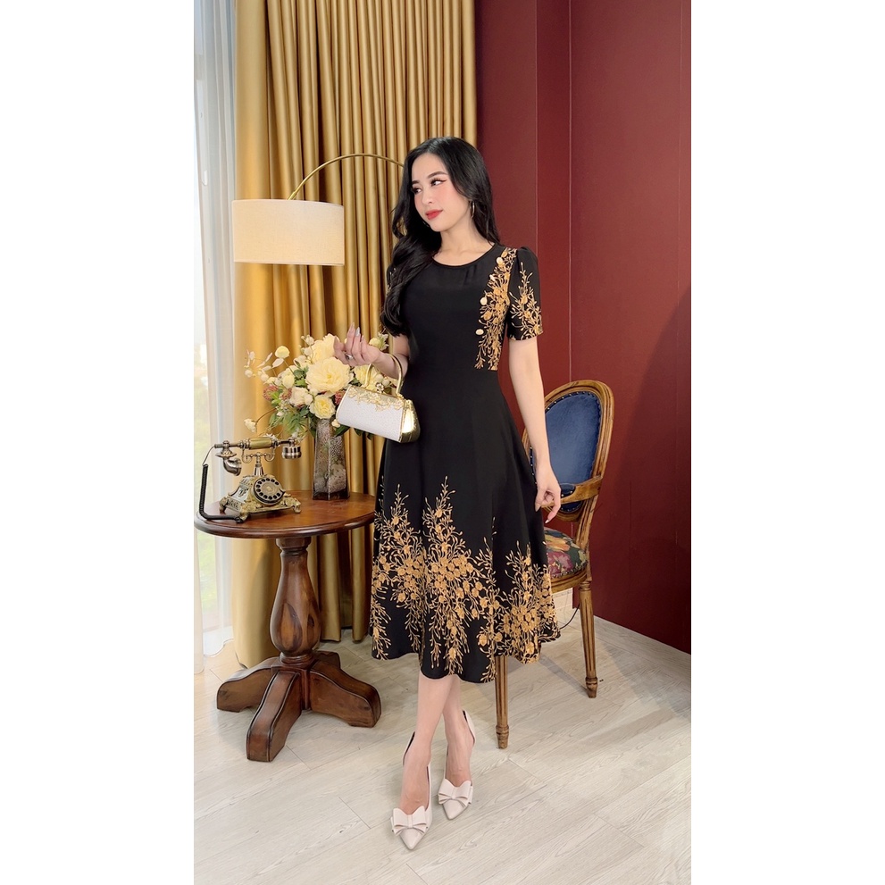 (TM 737) Trẻ Trung Thiết Kế Trang Nhã Thanh Lịch Bigsize Đi Làm Đi Tiệc Cho Bà Cho Mẹ U50