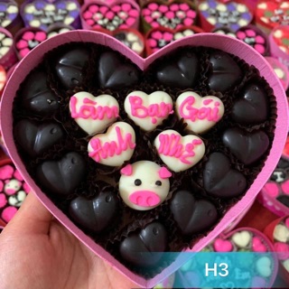Socola Valentine Handmade (nhận viết chữ theo yêu cầu)
