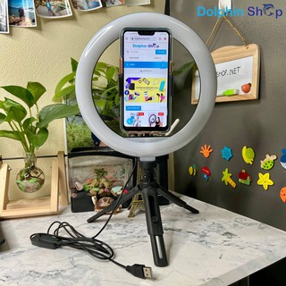 [ Hàng loại 1] Đèn Livestream Size 26cm Để Bàn, Make Up Trang Điểm, Chụp Ảnh Sản Phẩm, Bán Hàng Online