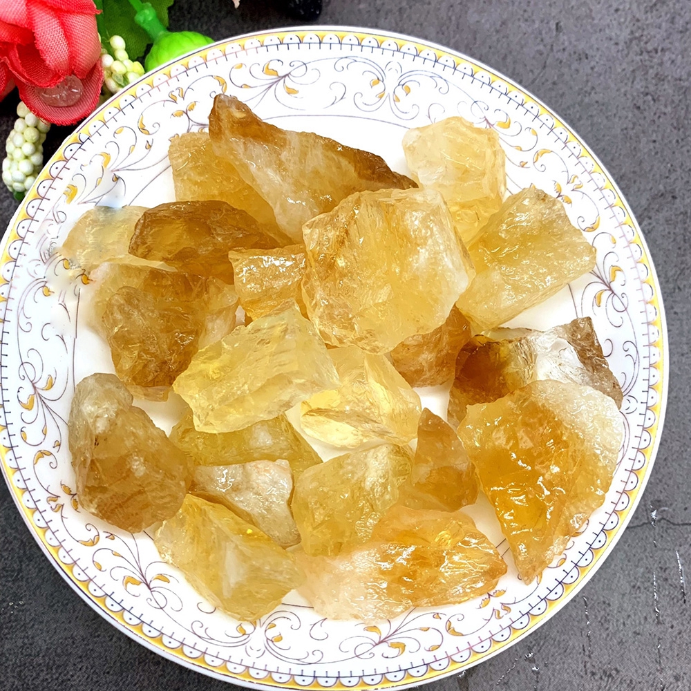 BEAUTY 50g Geography Teaching Sample|Raw|Home Decoration Natural Citrine Ore