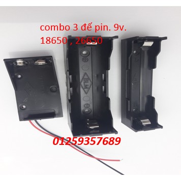 Đế Pin 18650,26650,9V