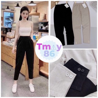 Quần Baggy Dạ Lưng Cao-Siêu hót