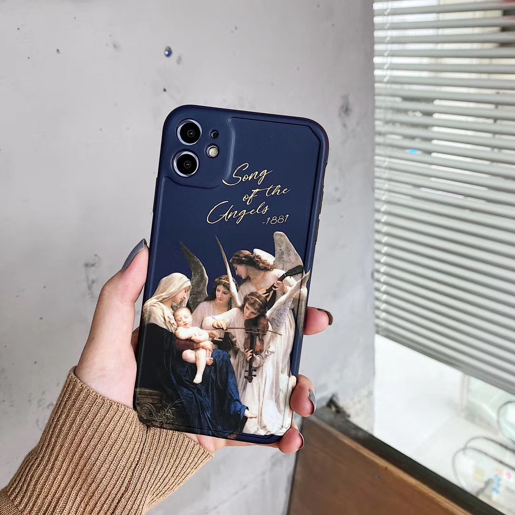 Ốp Điện Thoại Hình Tranh Sơn Dầu Nghệ Thuật Cho Iphone 7 8 + X Xs Xr Xsmax 11 Pro Promax | BigBuy360 - bigbuy360.vn