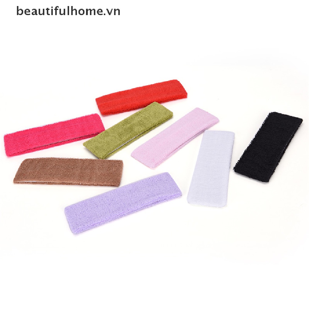 Băng Đô Thể Thao Vải cotton Thấm Hút Mồ Hôi Thời Trang