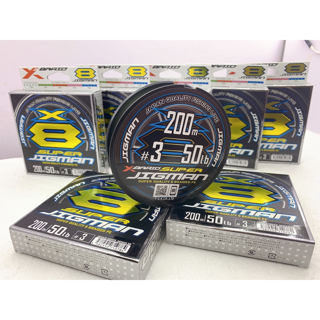 Dây câu cá dây dù dây pe YGK super jigman