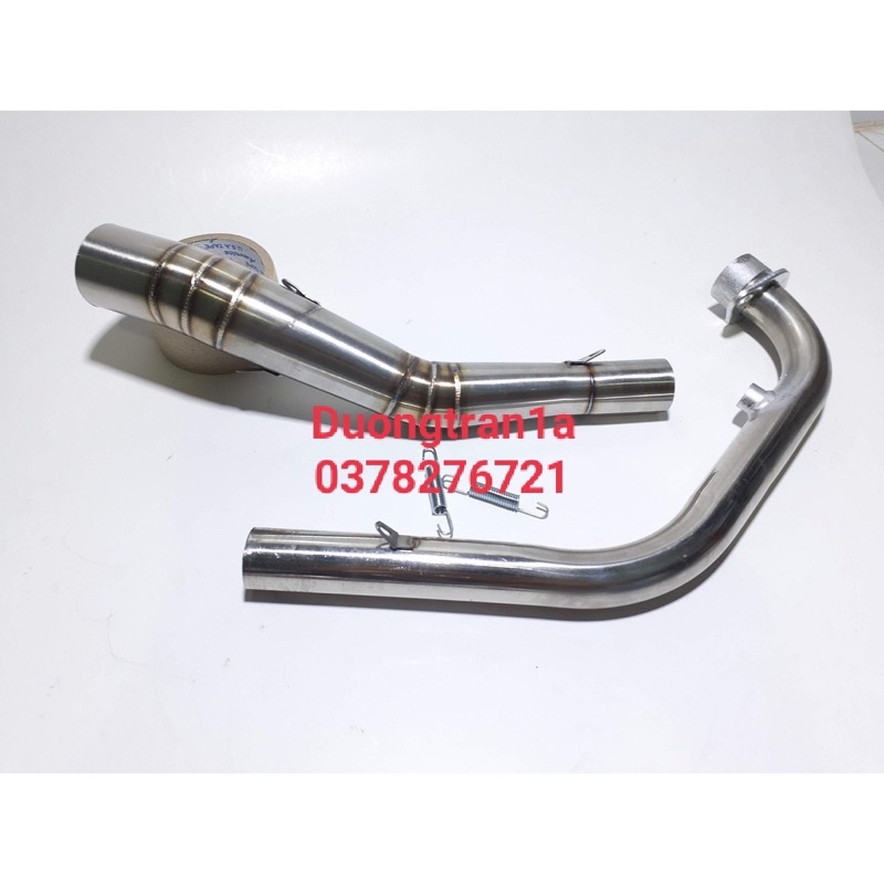 Cổ Bô 2 Khúc Inox kèm lò xo treo bô