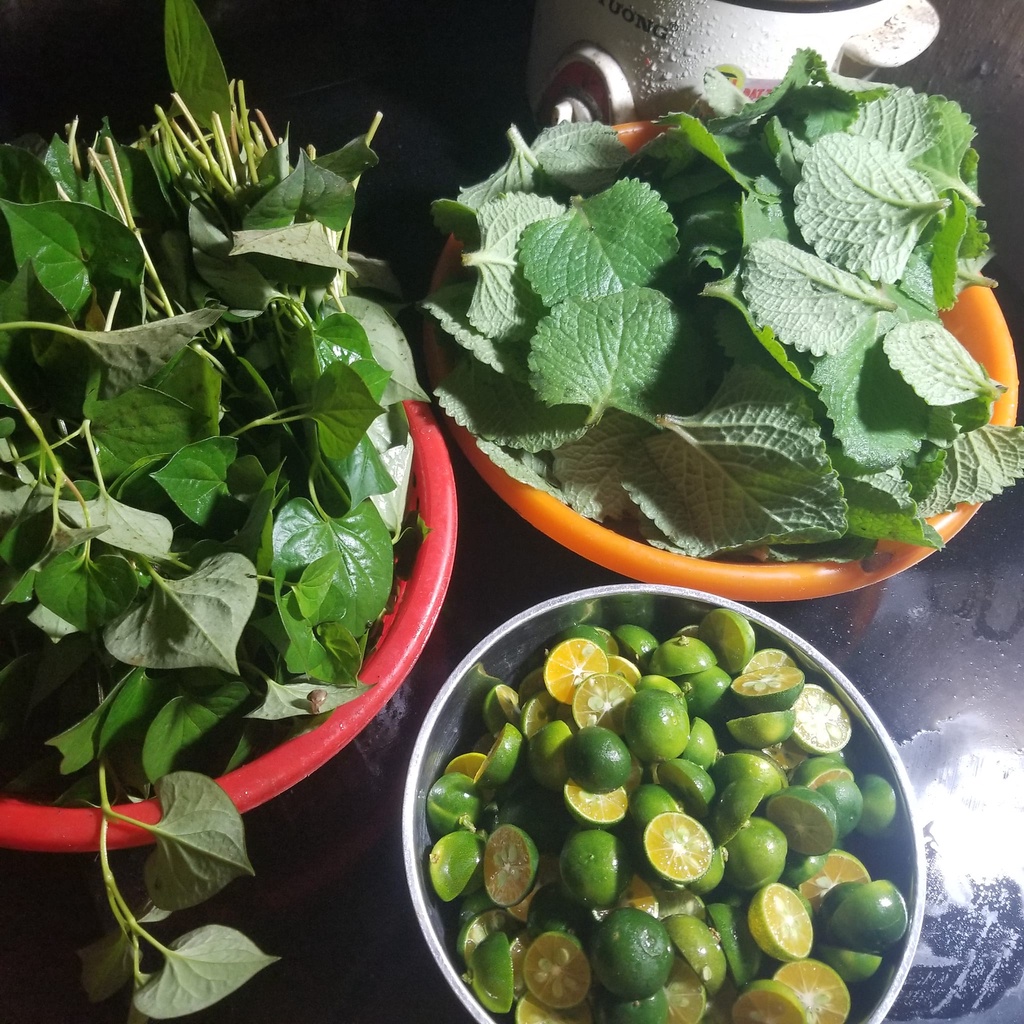 1kg Húng chanh tươi nhà trồng
