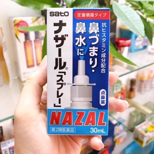 (Mẫu mới) NƯỚC XỊT MŨI NAZAL Nhật Bản