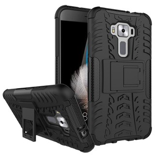 Ốp điện thoại TPU + PC bảo vệ toàn diện kèm giá đỡ ẩn cho ASUS Zenfone 3 Ze520KL