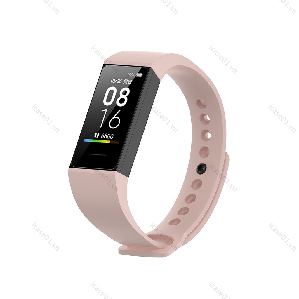 Dây đeo bằng silicon màu trơn chuyên dùng thay thế cho Xiaomi Mi Band 4C