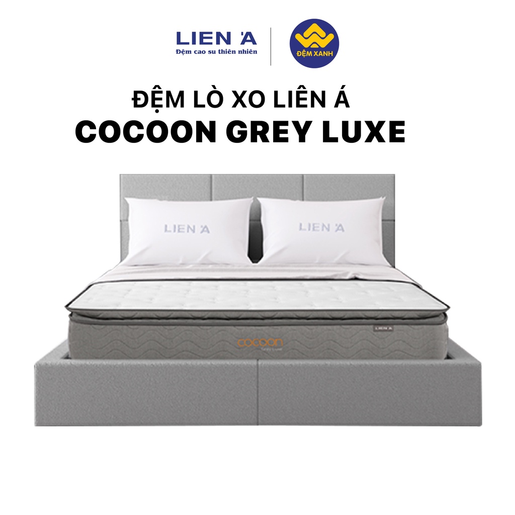 Đệm lò xo túi Liên Á Cocoon Grey Luxe
