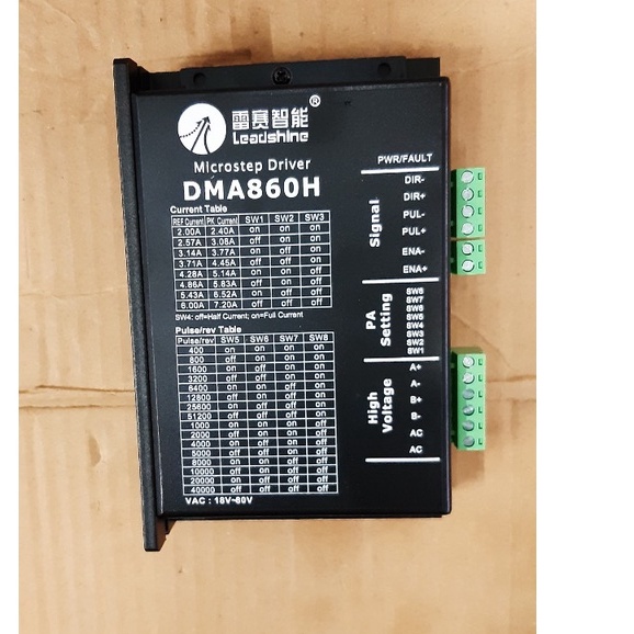 Hộp điều khiển driver step DMA860H hiệu Leadshine dùng phổ thông cho máy CNC , máy tiện...