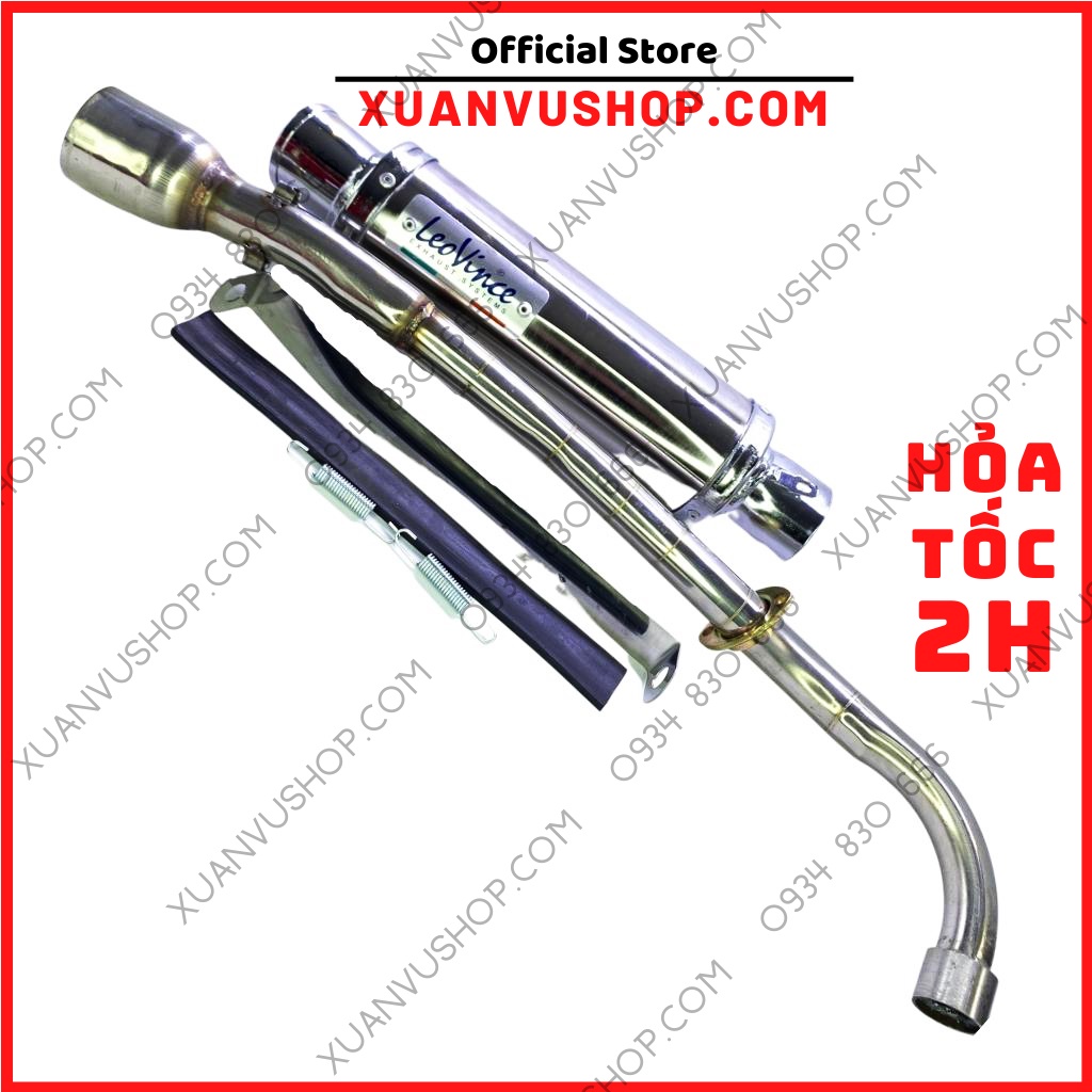 Pô leovince dài ngắn Pô leo chuẩn loại 1.1  xe wave dream sirius ex50 si50 wave 110 galaxy elegant angela XUANVUSHOP