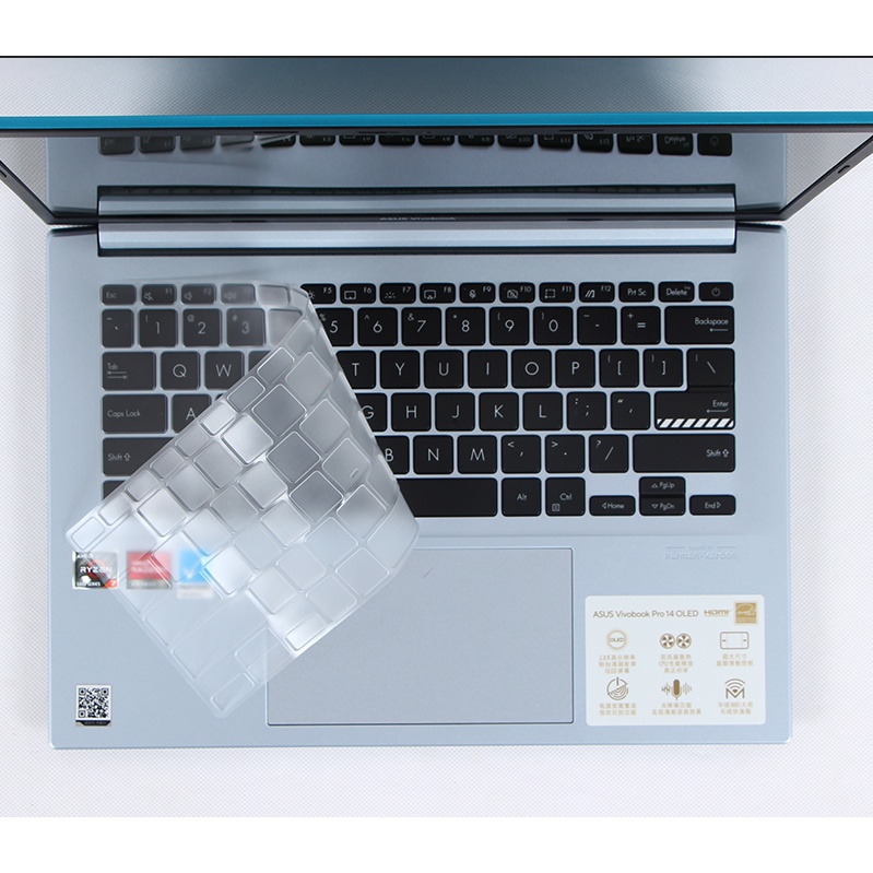 Miếng Dán Silicone Bảo Vệ Bàn Phím Cho Asus Vivobook Pro 14 K3400 K3400PA Vivobook Pro 14X OLED M7400 N7400 14 inch